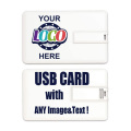 cheap business card usb flash drive 8gb with free customized logo